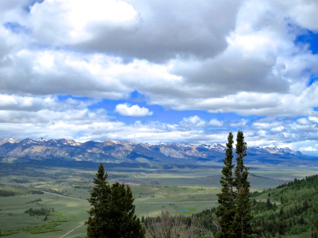 View of Sawtooth Range from Galena Summit, elevation 8,701 ft.